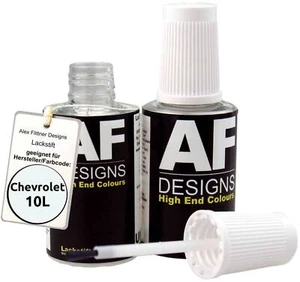 Lackstift für Chevrolet 10L Casablanca White schnelltrocknend 20x20ml Autolack - Picture 1 of 7