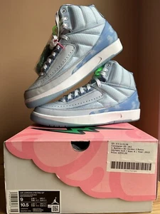 Jordan 2 J. Balvin Azul 2022 Talla 9 Totalmente Nuevo - Imagen 1 de 6