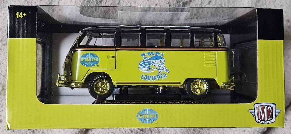 2023 M2 Machines 1:24 EMPI 1960 VW Microbus Deluxe U.S.A. Model Chase 1 of 750 - Image 1 of 1