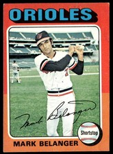 1975 Topps #74 Mark Belanger   Baseball Baltimore Orioles