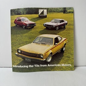 1973 AMC 38-page Car Sales Brochure Catalog - AMX Javelin Matador Hornet Gremlin - Bild 1 von 3