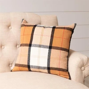 Camel Plaid 18" Akzentkissen - Bild 1 von 1