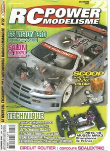 RC POWER MODELISME N°22 GS VISION PRO / MOTEURES 2.1 CC COLLARI / MUGEN MRX3 - Photo 1/2