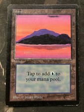 MtG Magic - Beta Island, Purple Sky - Played