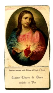 " Sacro Cuore di Gesù confido in Voi "   Primo 900 - Picture 1 of 2