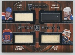 2014-15 Leaf Stickwork Kurri Messier Gretzky Fuhr Stick 4 Rack /35 - Picture 1 of 1