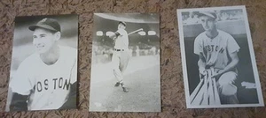 Lot Of 3: Ted Williams Vintage Photo Postcards!! - Picture 1 of 2