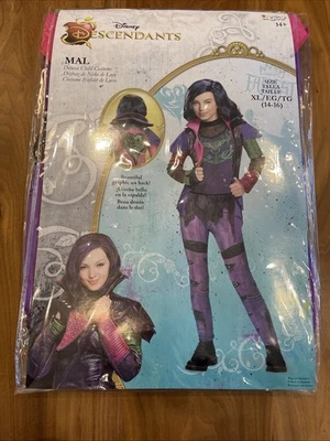 Disney потомков MAL оригинальный девочек Deluxe костюм XL 14-16 Хэллоуин РЕДКАЯ новый - Изображение 1 из 4