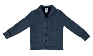 🍃Old Navy Boys’ Sweater-Knit Fleece Shawl-Collar Cardigan | Blue /Size M - Picture 1 of 8