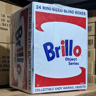 Kidrobot ANDY WARHOL BRILLO OBJECT SERIES Figures Blind Box Sealed Case Of 24 - Image 1 of 4
