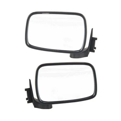 Par de espejos retrovisores cromados para conductor y pasajero para Mazda B2200/B2600 1990-1993 Foto 1 de 4