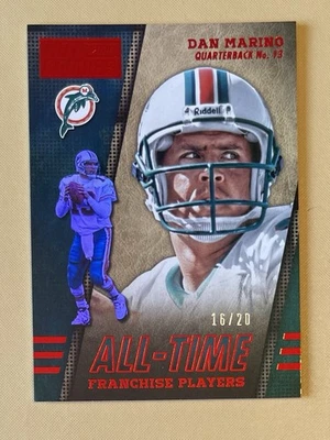 2014 PANINI SCORE ALL-TIME FRANCHISE PLAYERS DAN MARINO # 16/20 - Image 1 of 4