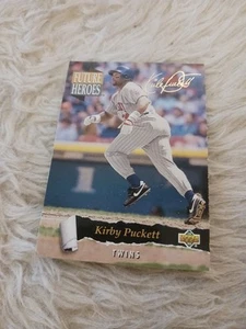 1993 Upper Deck FUTURE HEROES GOLD SIGNATURE Kirby Puckett #61 Of 63 - Picture 1 of 2