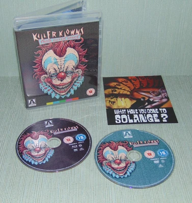 Killer Klowns Clowns From Outer Space Blu-ray & DVD Set Arrow Video UK Region B - Image 1 of 3