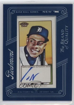 2009 Topps 206 Framed Mini Auto Curtis Granderson Auto - Image 1 of 2