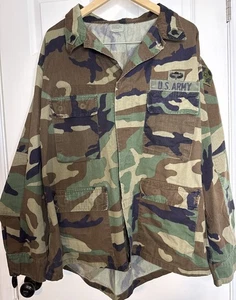 Tru-Spec Woodland Camouflage Combat Coat Size XX-LARGE-Regular 50/50 Blend - Bild 1 von 5