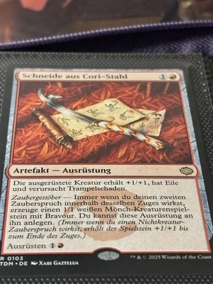 Magic the Gathering Cori-Stahl Schneide R 0103 Tarkir Drachensturm Rare TDM - Bild 1 von 2