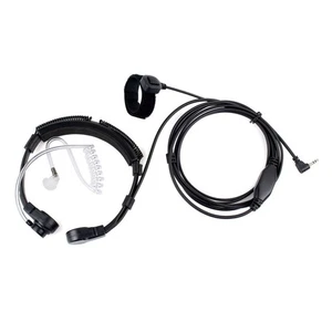 PTT Heavy Duty Throat Mic Earpiece Headset For Motorola MR350R EM1000 MH370 T289 - Picture 1 of 9