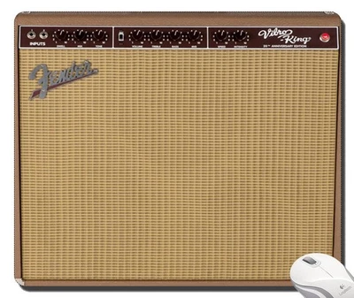 New Fender Super Sonic VIBRO KING mousepad lock edge macbook asus acer hp PC - Image 1 of 3