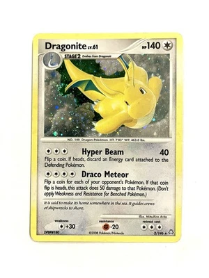 Dragonite LV 61 2/146 Legends Awakened Holo Rare Holo Pokemon TCG MP - Image 1 of 3
