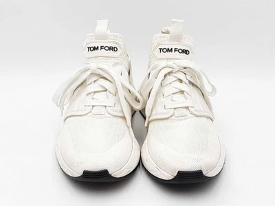 Tom Ford Jago Sneakers In White Size Eu 37.5 Us 7 Fw0725lzdu Foto 1 de 4