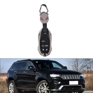 Smart Key Fob Shell Cover For Dodge Charger Challenger Fit Jeep Grand Cherokee - Picture 1 of 12