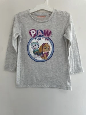 NIckelodeon Niños Niñas Paw Patrol Skye Everest Camisa Manga Larga Gris Jaspeado 6 Foto 1 de 4