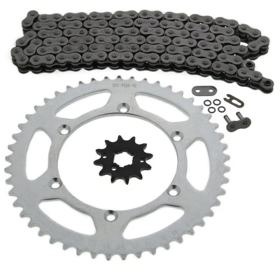 Kawasaki 1995-2006 KDX200 / 1997-2005 KDX220 O Ring Chain & Sprocket 12/49 110L - Image 1 of 4