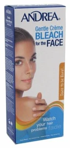 Andrea Gentle Creme Bleach for the Face Remove Unsightly Hair 1 Kit Pack of 2 - Picture 1 of 2