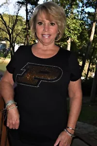 Camicia Purdue Boilermakers strass Bling XS S M L XL XXL 1X 2X 3X 4X 5X P - Foto 1 di 11