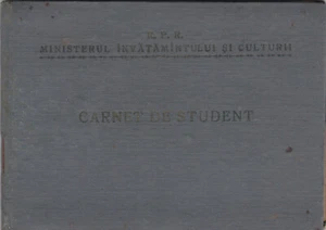Rumania, 1961, Ministerio de Educación y Cultura - Tarjeta de estudiante - Imagen 1 de 6