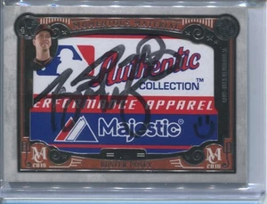 2016  MUSEUM COLLECTION BUSTER POSEY MOMENTUS MATERIAL LAUNDRY TAG AUTOGRAPH 1/1 - Picture 1 of 3