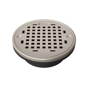 Drenaje de ducha ABS de 3" o 4" PROFLO PF42932 con colador de níquel de 5" - níquel - Imagen 1 de 3