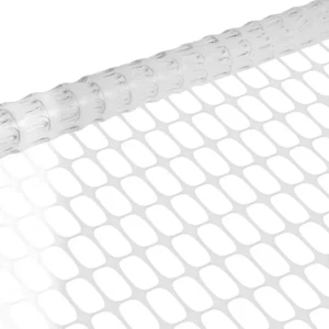 BOEN Construction Snow/Safety Barrier Fence 4 ft x 100 ft White UV-Resistant - Picture 1 of 4