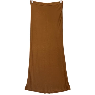 Maxi Falda Deportiva Escada Talla 36 Pequeña Metálica Cobre Líquido Tejido Capricho Y2K Foto 1 de 4