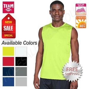 Team 365 T-Shirts Mens Zone Performance Muscle T-Shirt TT11M - Picture 1 of 26