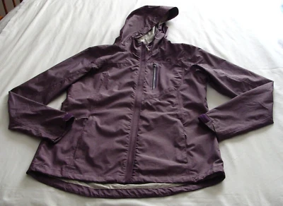 Jaqueta PARADOX lilás roxa manga longa com zíper com capuz tamanho pequeno - Imagem 1 de 4