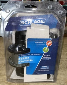 Schlage F40 V FLA 716 Bronze Flair Privacy Door Lever Set Bed & Bath Door Handle - Picture 1 of 4