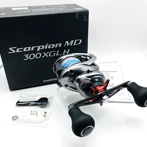 "Near Mint" Shimano 21 Scorpion MD 300XG LH Right Baitcasting reel w/Box s0141 - Picture 1 of 23