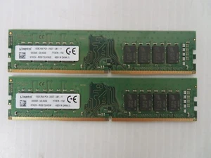 Kingston 16GB (2x8GB) DDR4 PC4-19200 2400Mhz Memory RAM Kit KYXC0V-MIDS17324YE4F - Picture 1 of 2