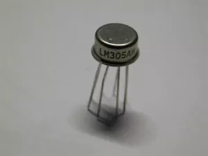 National Electronics LM305AH Positive Voltage Regulator IC TO-99 Metal Can - Picture 1 of 2