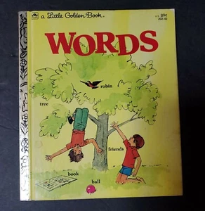Words #202-42 A Little Golden Book "H" Edition 1974 - Imagen 1 de 5