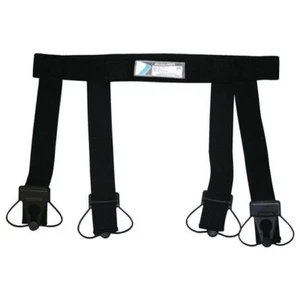 Bauer Ice Hockey ADULT Garter Belt, Hold Up Socks, Waist Size 30-40", Black - Picture 1 of 1