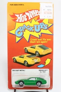HOT WHEELS CRACK-UPS SMASH HIT, GREEN WITH YELLOW & GREEN TAMPOS - Picture 1 of 10
