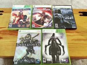 Lote de 5 juegos 360 caja - Darksiders 1 y 2 Bullerstorm Prince of Persia Halo 3 - Imagen 1 de 6