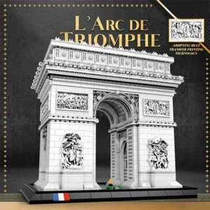 3718PCS Arc de Triomphe Model Building Blocks Paris landmark Building Brick Xmas - Picture 1 of 6