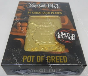 YUGIOH! - TOPF DER GIER - 24K VERGOLDET SAMMLERSTÜCK - LIMITED EDITION - Bild 1 von 5