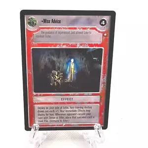 Star Wars CCG Special Edition Limited Light Side BB Wise Advice - Picture 1 of 1
