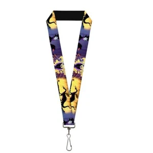 Buckle Down unisex adults Lanyard - 1.0" Maleficent Poses Key Chain Multicolo... - Picture 1 of 4