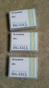 FujiFilm DG-12CL 12m DDS Cleaning Cassette New Pack of 3 - Photo 1/1